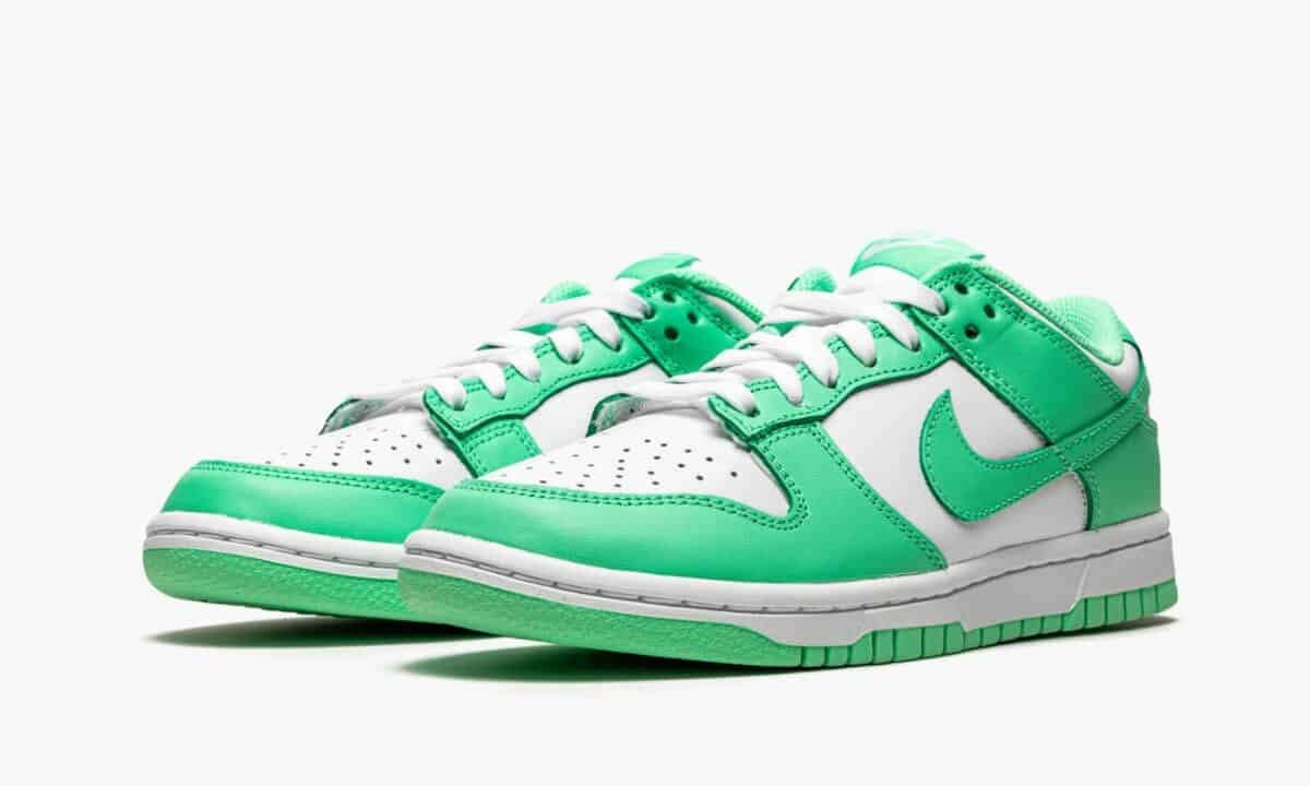 flykicks nike dunk low green glow 2 sur 5