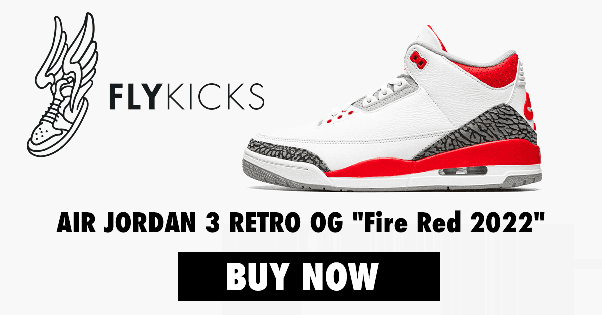 Jordan 3 clearance fire red og