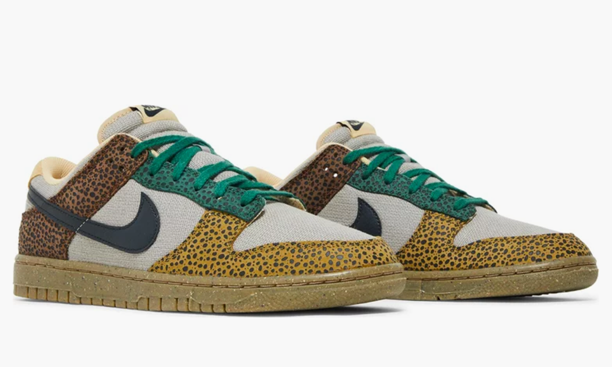 nike dunk low 'golden moss'