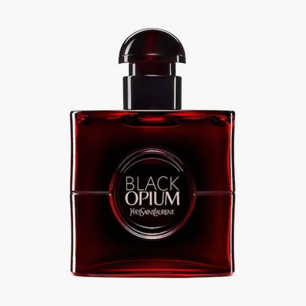 yves saint laurent black opium eau de parfum over red 50ml