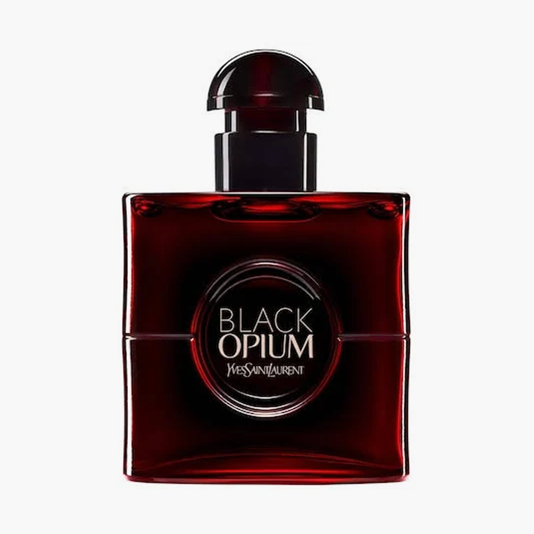 yves saint laurent black opium eau de parfum over red 50ml