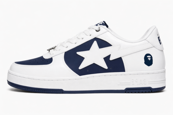bape sta low "white navy"