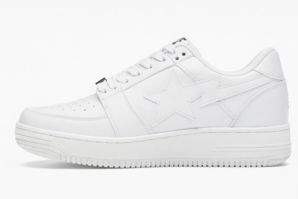 bape sta low "white"